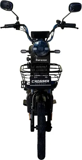 Електроскутер двомісний Crosser CR3 Графенова батарея (600W, 60V, 20Ah) чорний - фото 3