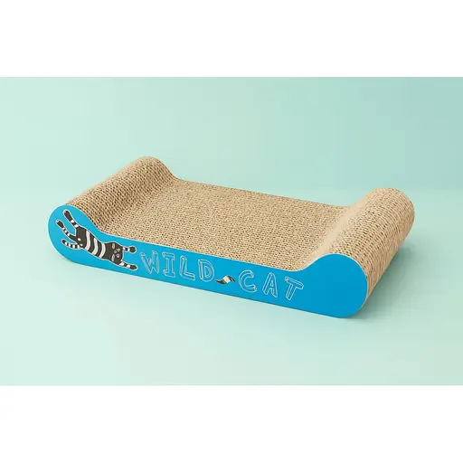 Дряпка Trixie для котів з котячою м'ятою картонна синя 41х7х24 см [CD] - фото 3