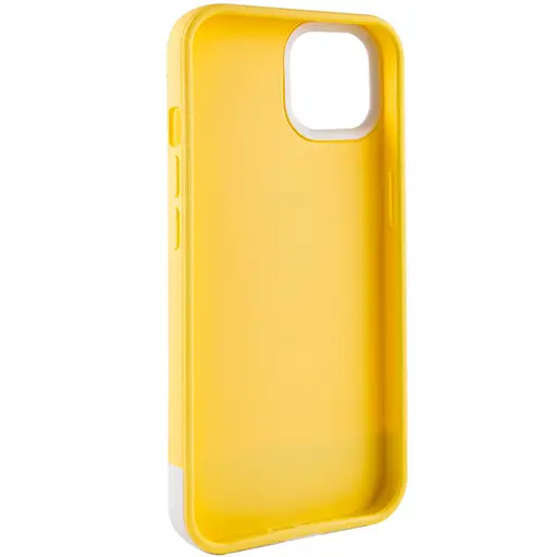 Чохол Epik TPU+PC Bichromatic для Apple iPhone 13, 6.1 Creamy-yellow/White - фото 3