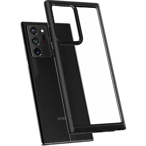 Оригинальный противоударный чехол Spigen Ultra Hybrid для Samsung Galaxy Note 20 Ultra (6.9") Black (ACS01394) - фото 7