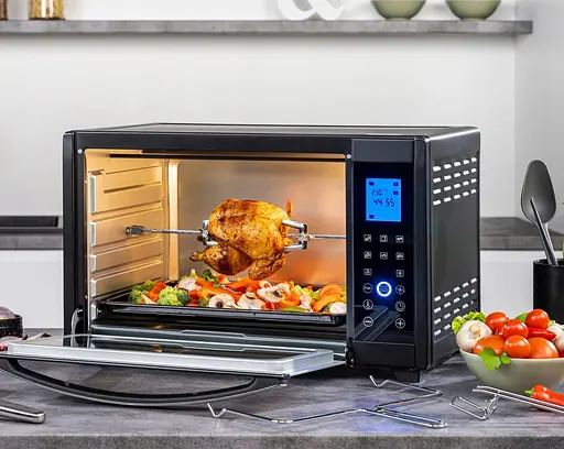 Духовка First FA-5043-2 30 л дисплей конвекция черная - фото 7