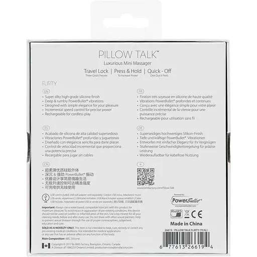 Розкішний вібратор Pillow Talk - Flirty Pink з кристалом Сваровські - фото 9