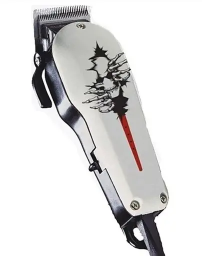 Проволока для стрижки волос ENZO EN-588 с классическими насадками и мощным мотором для дома 10 Вт Серый - фото 5