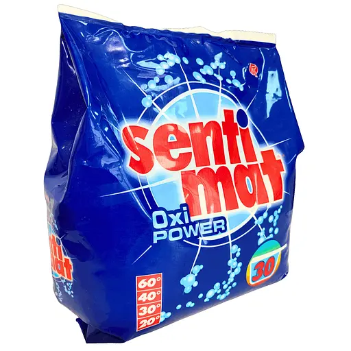Універсальний засіб для прання пральний порошок Sentimat Oxi Power 2.55 кг 30 прань  - фото 2