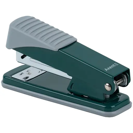 Степлер канцелярський Axent Exakt-2 Earth colors №24/6 металевий 25 аркушів, зелений (4925-30-A) - фото 2