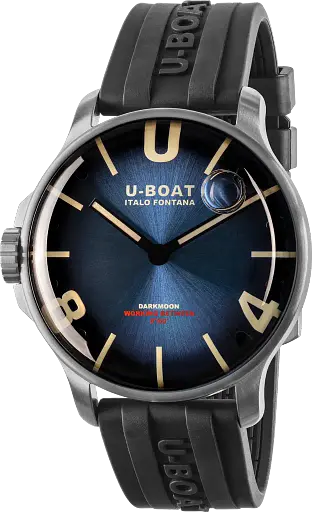 Часы U-Boat Darkmoon 44mm Blue SS Soleil 8704/E