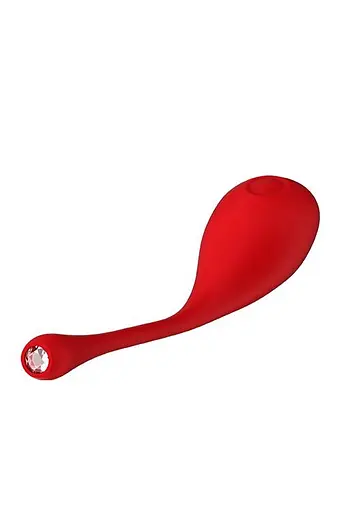 Віброяйце Dreamtoys Red Revolution Metis 19 см червоний - фото 4