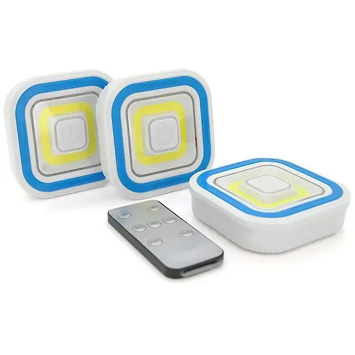 Фонарь переносной YT-311+ пульт, 3 режима, 3*COB, таймер, питание от 3*ААА(нет в комплекте), Blister