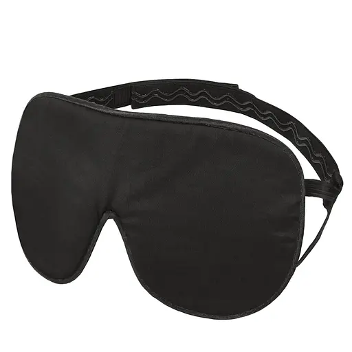 Маска для сну Чумацький Шлях з мерсеризованої бавовни з нековзкою резинкою в Подарунковій упаковці Чорний (1140-02)