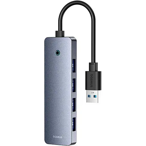Hub адаптер Baseus UltraJoy Series 4-Port Hub Lite USB-A to USB 3.0 x 4 5 Gbps 15 cm