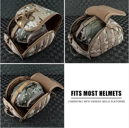 Сумка подсумок Mil-Tec для шлема с креплением Molle (Мультикам) - фото 8