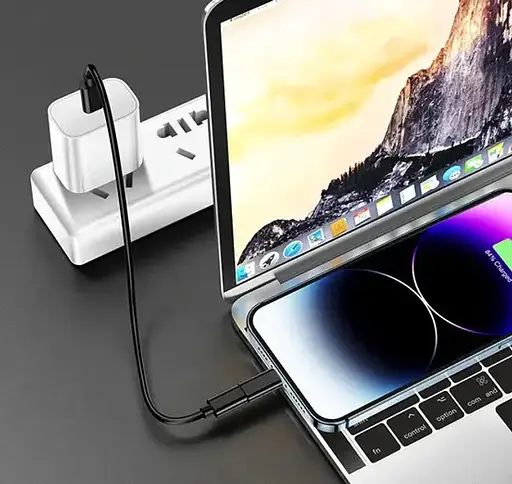 Багатофункціональний комплект Borofone кабель з адаптерами BU36 60W 3 в 1 Lightning / Micro USB / Type-C - фото 7