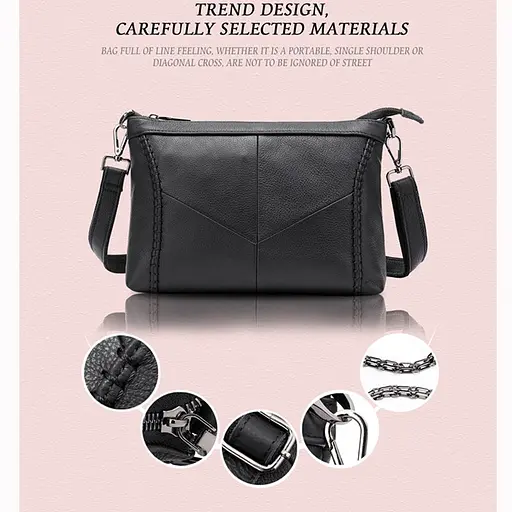 Кожаная женская сумка Vintage 29х20х4 см sum0020175 - фото 8