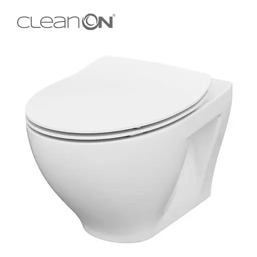 Подвесной унитаз Cersanit Moduo с сиденьем duraplast Slim K701-147 - фото 1