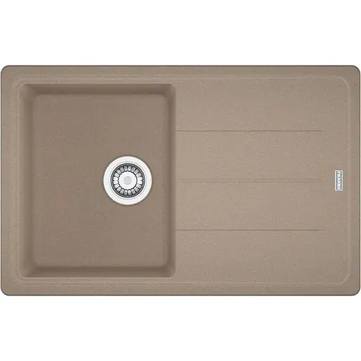 Кухонна мийка Franke Basis BFG 611-78 фраграніт, прямокутник, з крилом, 780х500х200мм, чаша - 1, накладна, BFG 611-78, миндаль