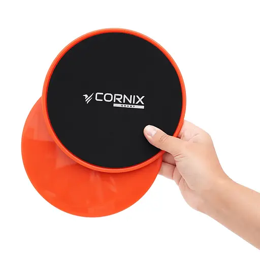 Диски-слайдери Cornix Sliding Disc для ковзання (глайдингу) 2 шт XR-0180 Orange - фото 2