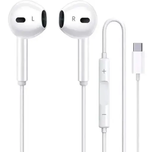 Навушники Foxconn дротова гарнітура Earpods для iPhone Type-C connector - фото 1