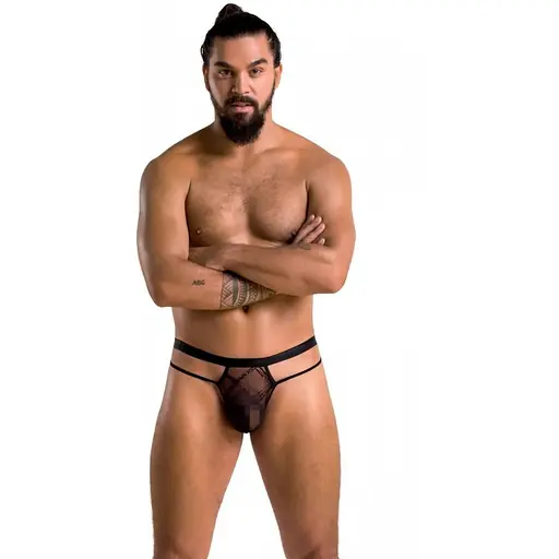 Сексуальні чоловічі стрінги Passion Free Your Senses Thong Collin 029 XXL/XXXL чорний