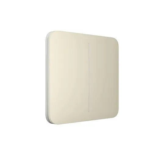 Розумний вимикач Ajax SoloButton 2-gang кістка - фото 2