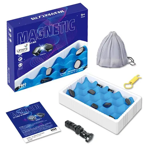 Настольная интерактивная игра Ummi 8899 Magnetic Arena Game White / Blue - фото 2