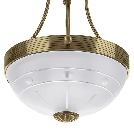 Люстра потолочная Brille классическая E27 60W BZ (BKL-458C/2) - фото 3