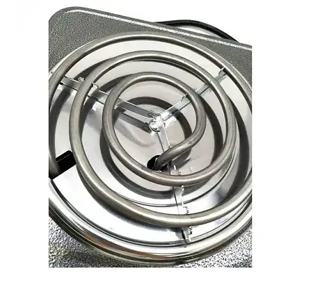 Электроплита Rainberg RB-555 спиральная настольная электрическая плита на 1 конфорку 1200 Вт Черная - фото 2