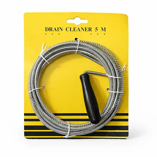 Трос для прочистки труб пружинный из нержавеющей стали 5 м устройство для чистки канализации 88346 - фото 1
