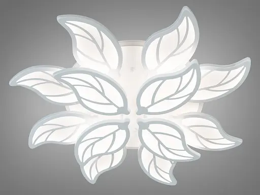 Візуально приваблива LED-люстра з димером та підсвічуванням, потужністю - фото 3