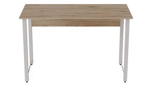 Комп'ютерний стіл Ferrum-decor Курт 75x100x60 білий ДСП Дуб Сан-Марино 32мм (FRD-102204)