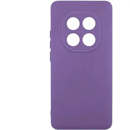 Чехол TPU Getman Liquid Silk Full Camera для Xiaomi Redmi Note 14 Pro+ 5G Фиолетовый / Amethyst