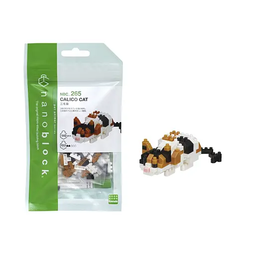 Конструктор Nanoblock Калико кот 140 элементов (124114) - фото 3