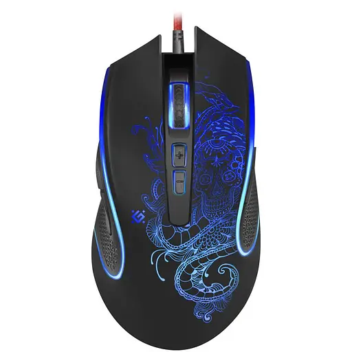 Мишка Defender Venom GM-640L Black (52640) - фото 2