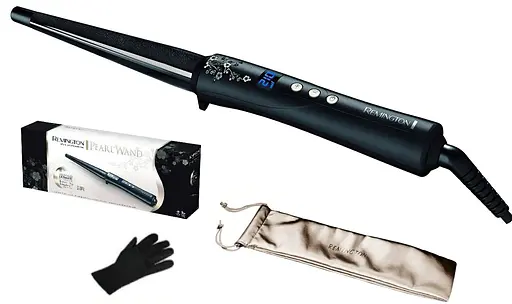 Плойка Remington Pearl Tong, 300 Вт, D-32 мм, 130-210 С, дисплей, кераміка, чорний - фото 2