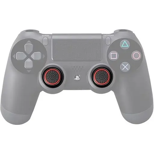 Накладки на стики Thumb Grips 4-pack для PS4/PS5/Xbox Black Red [140709] - фото 7