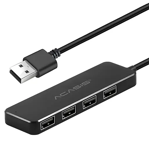 USB hub Acasis AB2-L412 на 4 порта USB 2.0 (Черный)
