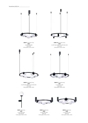 Люстра пристельова ORBIT 5008 Zuma Line - фото 2