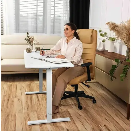 Офисное кресло Di Volio Adelo бежевый - фото 5