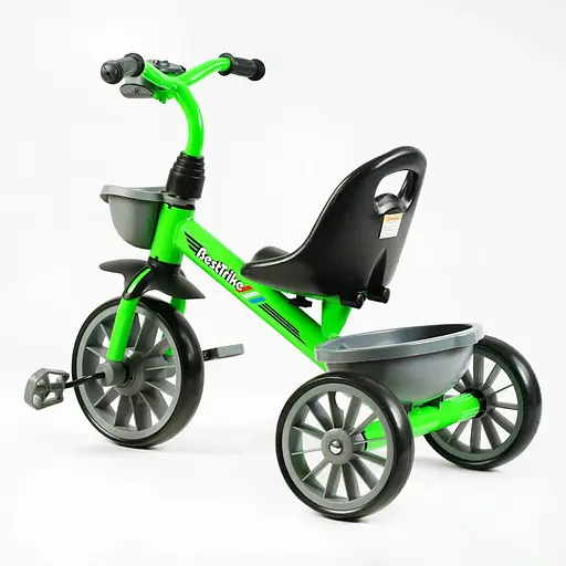 Дитячий триколісний велосипед Best Trike BS-18125 EVA колеса зелений - фото 2