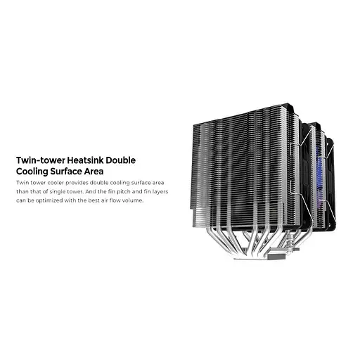 Кулер для процессора alseye N600-DT-B (AS.01.05.0023) - фото 11