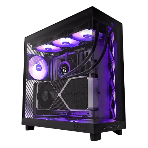 Корпус NZXT H6 Flow RGB Black (CC-H61FB-R1)