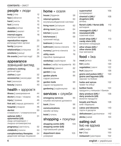 English Ukrainian Visual Bilingual Dictionary with FREE Audio APP - фото 4