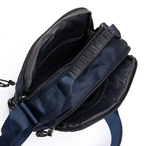 Чоловіча сумка-планшет синій Lanpad sum0028749 - фото 5