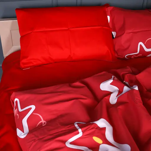 Наволочка MirSon Сатин Scarlet Star 70х70 см (2200013051251) - фото 3