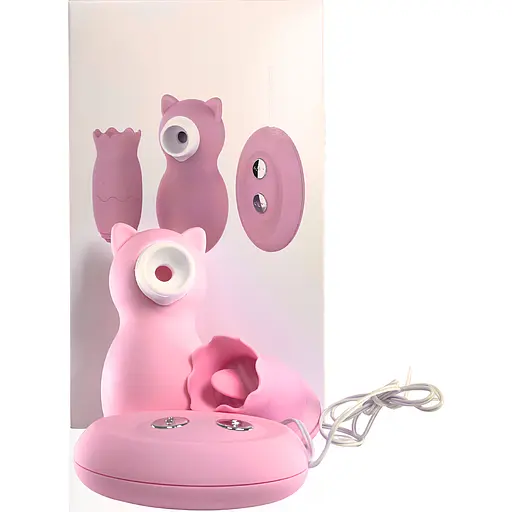 Набір для подвійної стимуляції Passion кліторальний вакуумний вібратор вуманайзер USB рожевий (4821002029679)