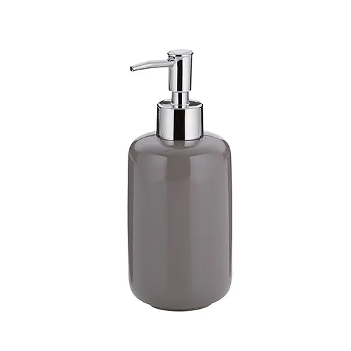 Дозатор для мыла керамический Isabella, серо-коричневый (20506)