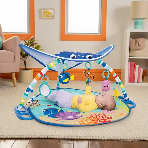 Розвиваючий килимок Bright Starts Finding Nemo Mr Ray Ocean (11095) - фото 6