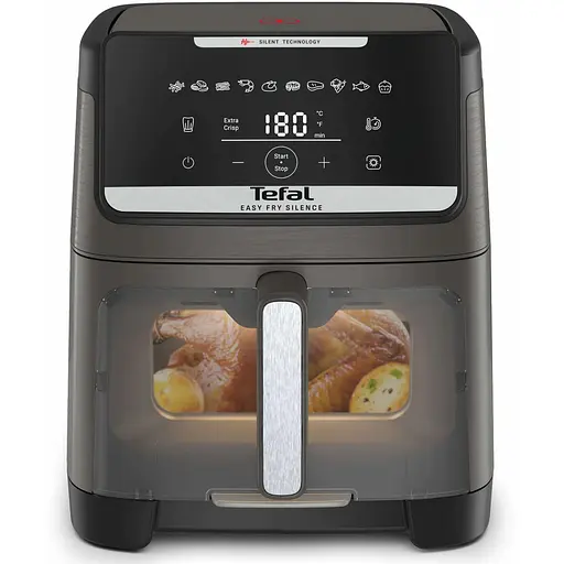 Мультипіч Tefal Easy Fry Silence XXL 1800 Вт темно-сіра (EY846HE0) - фото 1