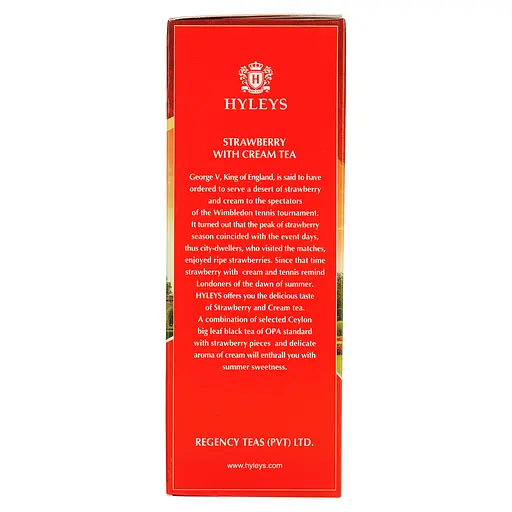 Чай Hyleys Strawberry with cream 100 г - фото 5