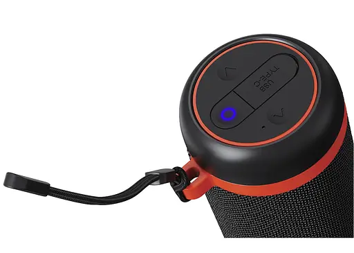 Портативная колонка Real-El RX711 10W Bluetooth TWS, RGB, Black - фото 3