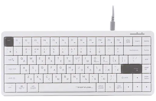 Клавіатура A4Tech A4-Tech Fstyler FX53 (White) (FX53 (White)) - фото 1